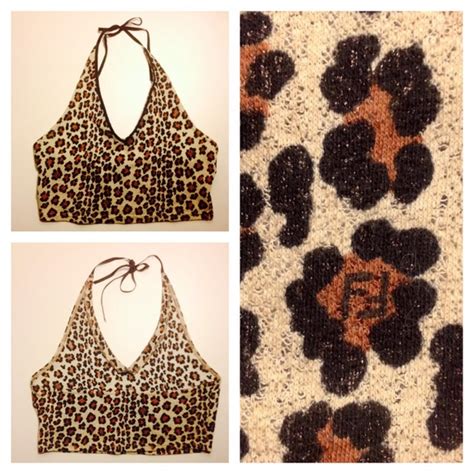 Vintage Fendi Swinger International Halter Top 